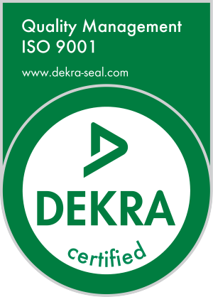 Seal DEKRA ISO 9001 certified -Quality Mangement